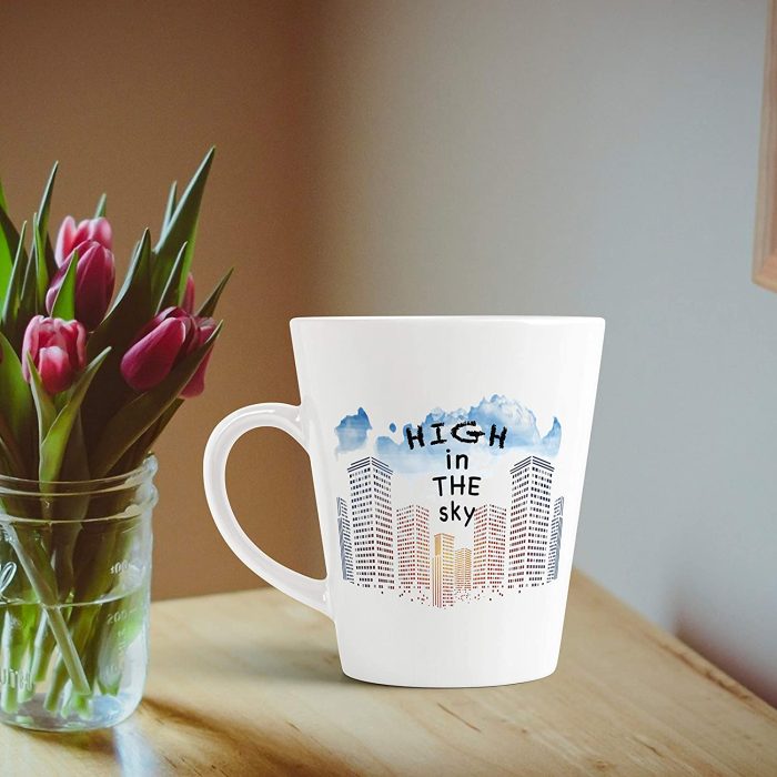 Aj Prints High in The Sky Printed Conical Coffee Mug- 12Oz Mug- New Theme Conical Coffee Mug | Save 33% - Rajasthan Living 7
