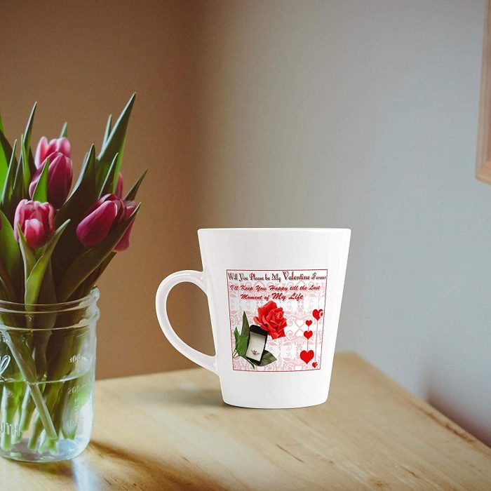 Aj Prints Conical Coffee Mug- Love Quotes Printed Coffee Mug- Gifts Happy Valentine Day | Save 33% - Rajasthan Living 7