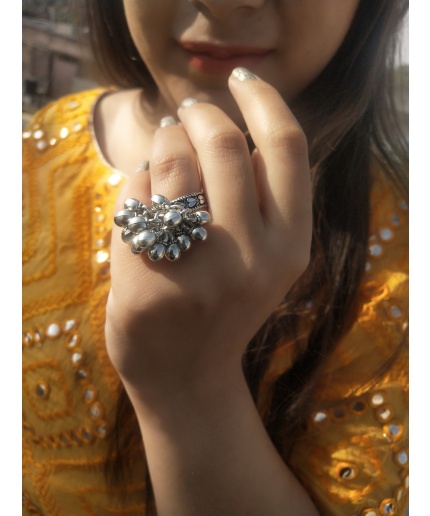 Oxidised Silver Cute Ring Combo for Women | Save 33% - Rajasthan Living