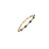 Sapphire and Diamond Bracelet in 14K Yellow Gold | Save 33% - Rajasthan Living 8