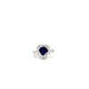 Sapphire and Diamond Ring in 18K White Gold | Save 33% - Rajasthan Living 7