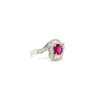 Ruby and Diamond Ring in 18K White Gold | Save 33% - Rajasthan Living 8