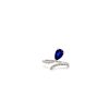 Sapphire and Diamond Ring in 18K White Gold | Save 33% - Rajasthan Living 7