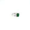 Emerald and Diamond Ring in 18K White Gold | Save 33% - Rajasthan Living 8