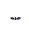 Sapphire and Diamond Ring in 14K White Gold | Save 33% - Rajasthan Living 7