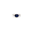 Sapphire and Diamond Ring in 18K White Gold | Save 33% - Rajasthan Living 7