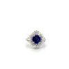 Sapphire and Diamond Ring in 18K White Gold | Save 33% - Rajasthan Living 7