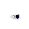 Sapphire and Diamond Ring in 18K White Gold | Save 33% - Rajasthan Living 8