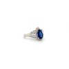 Sapphire and Diamond Ring in 18K White Gold | Save 33% - Rajasthan Living 8