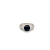 Sapphire and Diamond Ring in 18K White Gold | Save 33% - Rajasthan Living 7