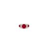 Ruby and Diamond Ring in 18K White Gold | Save 33% - Rajasthan Living 7