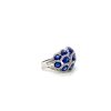 Sapphire and Diamond Ring in 18K White Gold | Save 33% - Rajasthan Living 8