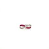 Ruby and Diamond Ring in 14K White Gold | Save 33% - Rajasthan Living 7