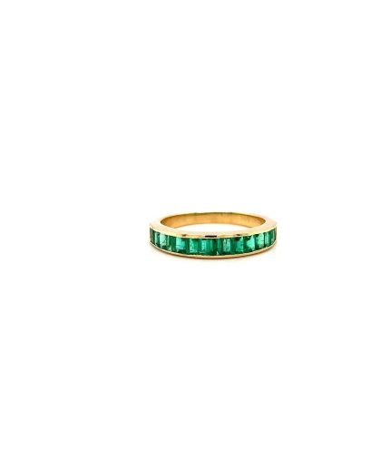 Emerald Ring in 14K Yellow Gold | Save 33% - Rajasthan Living