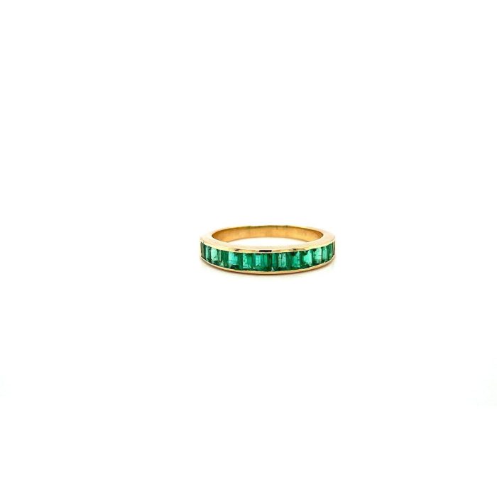 Emerald Ring in 14K Yellow Gold | Save 33% - Rajasthan Living 5