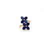 Sapphire and Diamond Ring in 14K Yellow Gold | Save 33% - Rajasthan Living 7