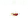 Ruby and Diamond Ring in 14K Yellow Gold | Save 33% - Rajasthan Living 8