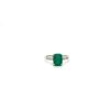 Emerald and Diamond Ring in 18K White Gold | Save 33% - Rajasthan Living 7