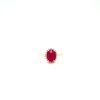 Ruby and Diamond Ring in 14K Yellow Gold | Save 33% - Rajasthan Living 7