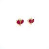 Ruby and Diamond Earrings in 14K Yellow Gold | Save 33% - Rajasthan Living 8