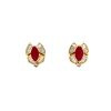 Ruby and Diamond Earrings in 14K Yellow Gold | Save 33% - Rajasthan Living 7