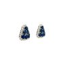 Sapphire and Diamond Earringss in 14K White Gold | Save 33% - Rajasthan Living 8