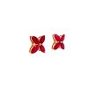 Ruby and Diamond Earrings in 14K Yellow Gold | Save 33% - Rajasthan Living 8