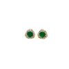 Emerald and Diamond Earrings in 14K Yellow Gold | Save 33% - Rajasthan Living 7