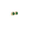 Emerald and Diamond Earrings in 14K Yellow Gold | Save 33% - Rajasthan Living 8