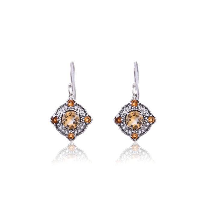 Sterling Silver citrine Earring | Save 33% - Rajasthan Living 5