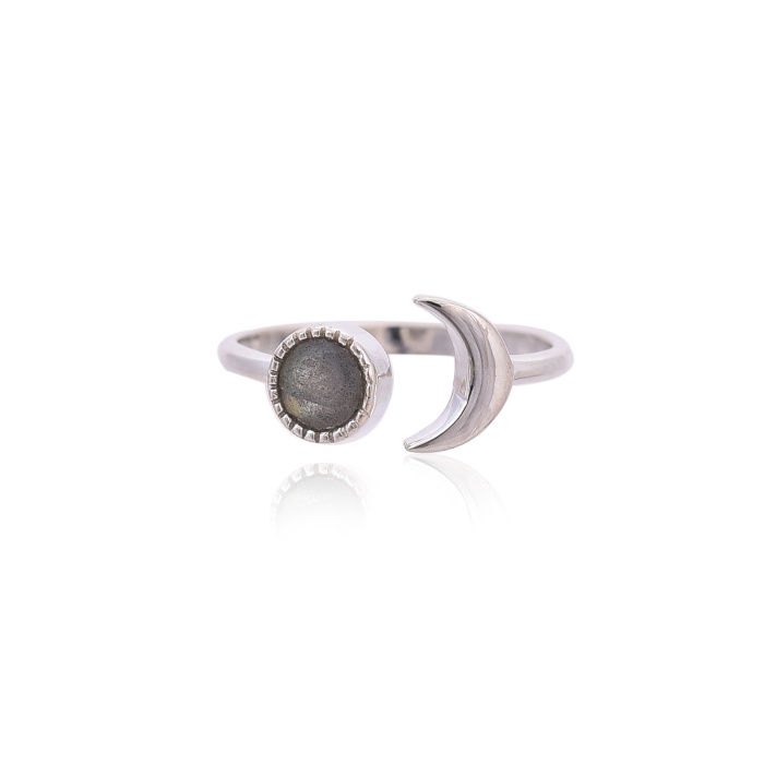 925 Sterling Silver Labradorite Ring | Save 33% - Rajasthan Living 5