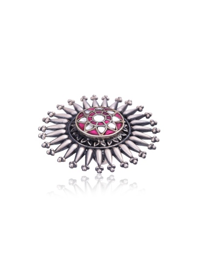 925 Silver Kundan Ring | Save 33% - Rajasthan Living