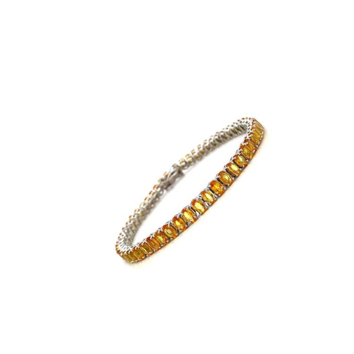 Multi Sapphire Bracelet in 925 Sterling Silver | Save 33% - Rajasthan Living 6