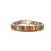 Multi Sapphire Bracelet in 925 Sterling Silver | Save 33% - Rajasthan Living 7