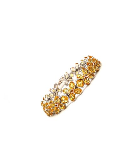 Citrine Bracelet in 925 Sterling Silver | Save 33% - Rajasthan Living 3