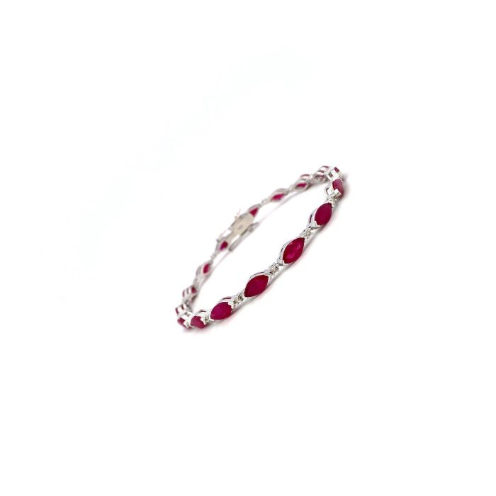 Ruby Bracelet in 925 Sterling Silver | Save 33% - Rajasthan Living 6