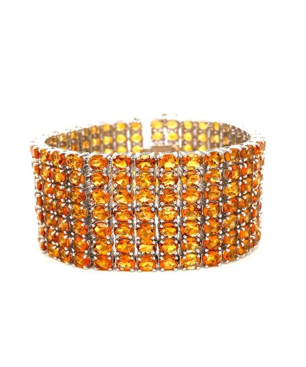 Citrine Bracelet in 925 Sterling Silver | Save 33% - Rajasthan Living 5