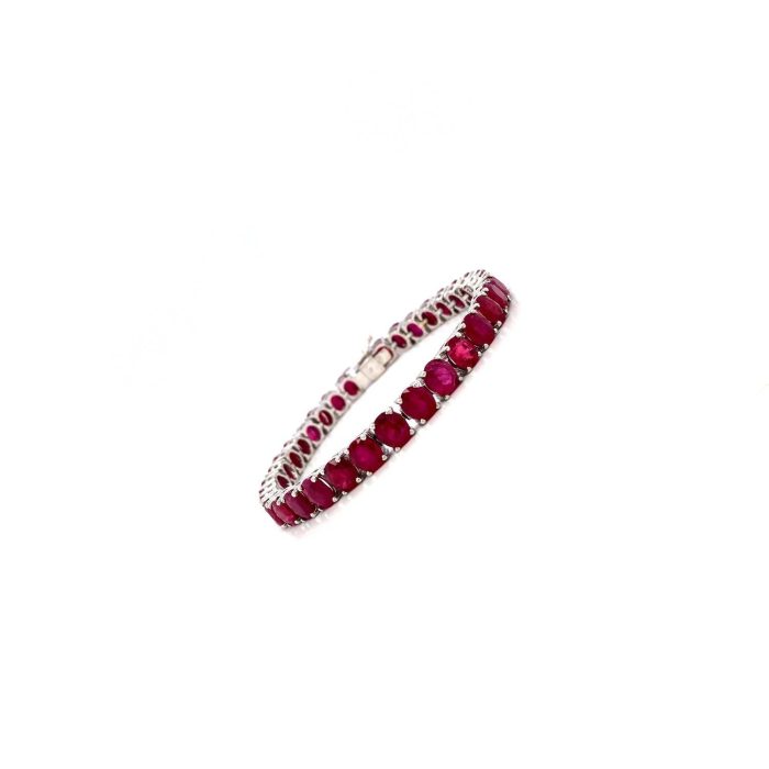 Ruby Bracelet in 925 Sterling Silver | Save 33% - Rajasthan Living 6