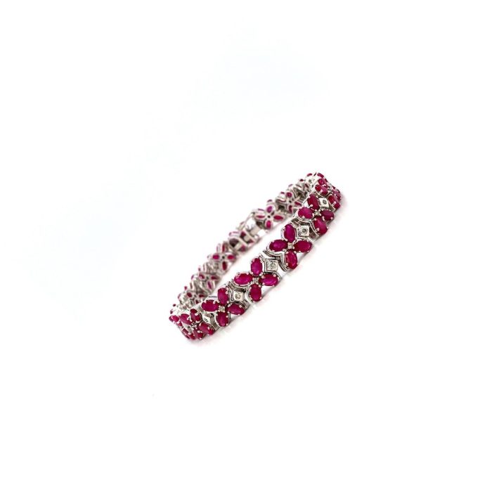 Ruby Bracelet in 925 Sterling Silver | Save 33% - Rajasthan Living 6