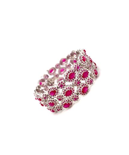 Ruby Bracelet in 925 Sterling Silver | Save 33% - Rajasthan Living 7