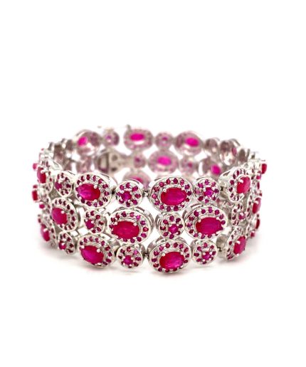 Ruby Bracelet in 925 Sterling Silver | Save 33% - Rajasthan Living 5