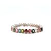 Multi Tourmaline Bracelet in 925 Sterling Silver | Save 33% - Rajasthan Living 7