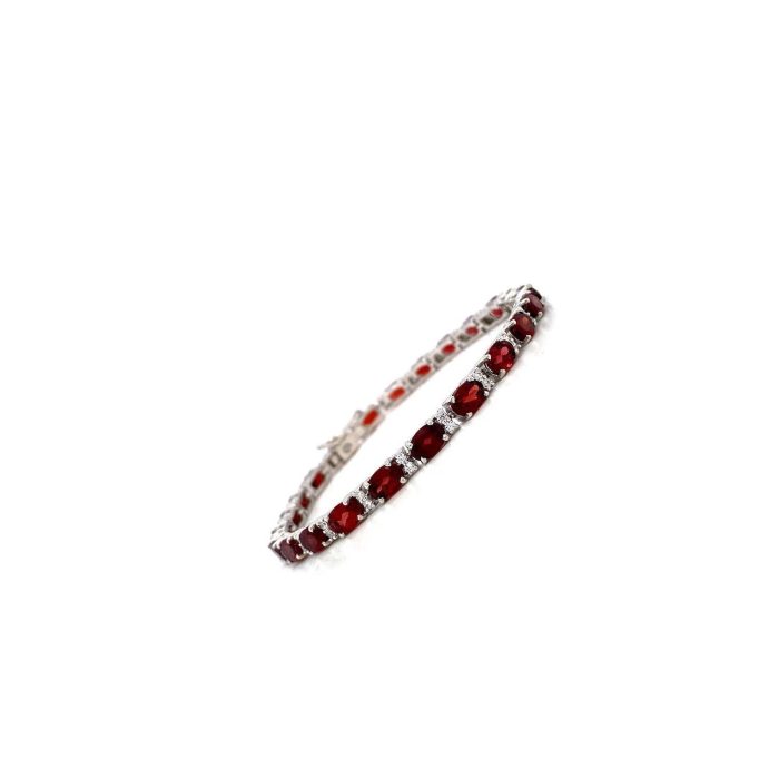 Garnet Bracelet in 925 Sterling Silver | Save 33% - Rajasthan Living 6