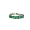 Emerald Bracelet in 925 Sterling Silver | Save 33% - Rajasthan Living 7