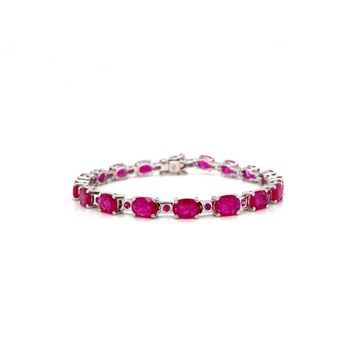 Ruby Bracelet in 925 Sterling Silver | Save 33% - Rajasthan Living 5