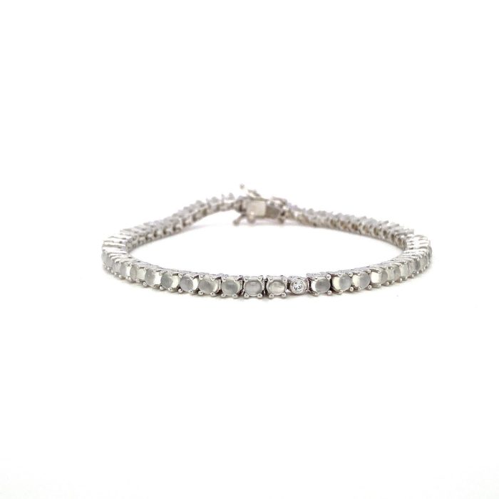 Moonstone Bracelet in 925 Sterling Silver | Save 33% - Rajasthan Living 5