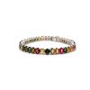 Multi Tourmaline Bracelet in 925 Sterling Silver | Save 33% - Rajasthan Living 7