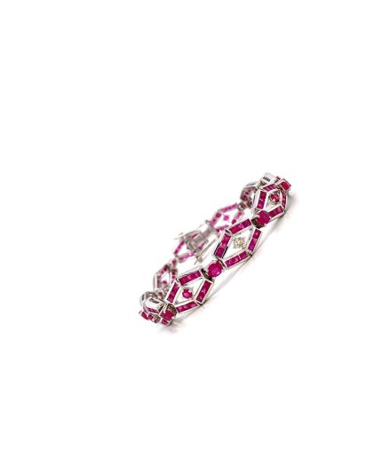 Ruby Bracelet in 925 Sterling Silver | Save 33% - Rajasthan Living 7