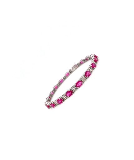 Ruby Bracelet in 925 Sterling Silver | Save 33% - Rajasthan Living 3