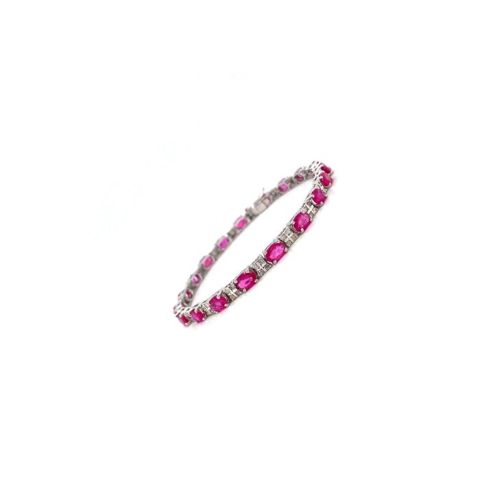 Ruby Bracelet in 925 Sterling Silver | Save 33% - Rajasthan Living 6